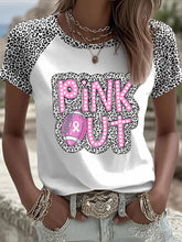 Women's Breast Cancer Rugby PINK OUT Short Sleeve T-shirt