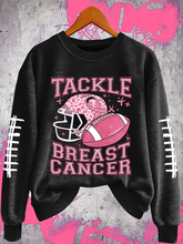 Women's Football combines with breast cancer Regular Sweatshirt