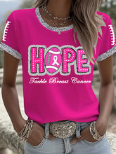 Women's Hope Tackle Breast Cancer Short-sleeved T-shirt