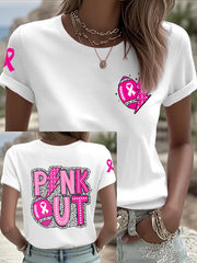 Women's Breast Cancer Awareness Rugby T-Shirts