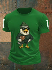 Men's Football Fans Lovers Gameday Casual Short Sleeve Tee