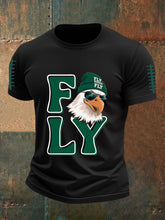 Men's Football Fans Lovers Gameday Casual Short Sleeve T-shirt