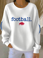 Women's Buffalo Football Lover Printed Sweatshirt
