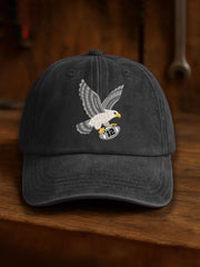 Vintage American Football Philadelphia Eagles Casual Print Washed Hat