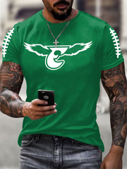 Men's Football Fans Lovers Gameday Casual short sleeves t-shirt