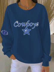 Women's American football sweatshirt