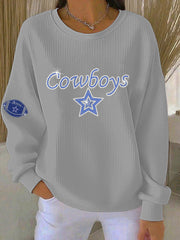 Women's American football sweatshirt