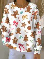 Women's Christmas Print Casual Sweatshirt