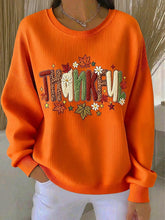 Women's Thanksgiving Print Casual Sweatshirt