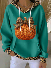 Women's Thanksgiving Print Casual Hoodie