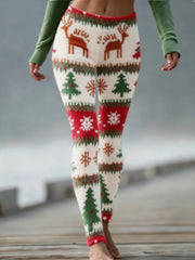 Women's Christmas Velvet Leggings