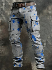 Men's Retro Business Style Casual Work Trousers