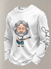 Men's RIP Bob Weir Waffle Crewneck Sweatshirt