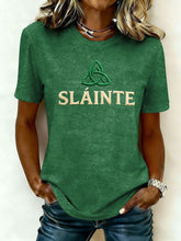 Women's St. Patrick's Day Printed Casual T-Shirt