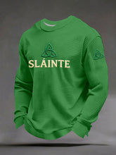 Men's St. Patrick's Day Plaid Print Casual T-Shirt