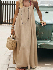 Women's Strappy Backless Long Dress