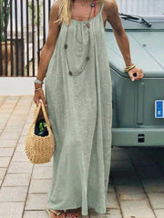 Women's Strappy Backless Long Dress