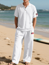 Men's Linen Casual Suit