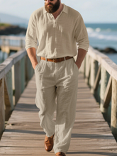 Men's Casual Linen Suit