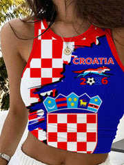 Women's Vintage Print Vacation Swimwear