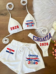 Women's 3-Piece Vacation Bikini Swimsuit Set
