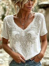 Women's Classy Viking Celtic Knot Art Print linen short-sleeved T-shirt