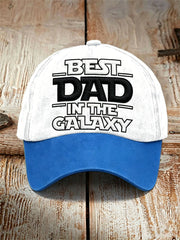 Men's “Best Dad In The Galaxy” Father's Day Fun Casual Unisex Hat