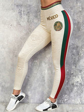 Women's Mexico Football Lover Art Printed Leggings