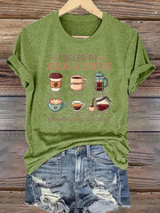 Women's Funny Christian Jesus Print Casual Tee