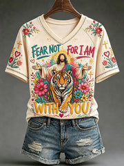 Women's Christian V-neck T-shirts