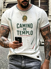 Men's Mexico Pride Art Printed T-shirt