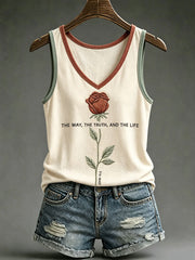 Women's 'The way, the truth, and the life' tank vests