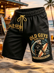 Men's Old Guys Surf Club Drawstring Shorts