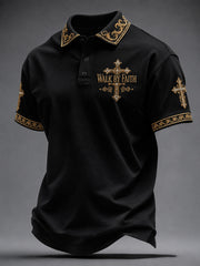 Men's Walk By Faith Printed Casual Top