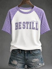 Women’s 'Be Still And Know' Printed Casual T-Shirt