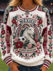 Sudadera casual estampada de fútbol femenino Chivas de Guadalajara