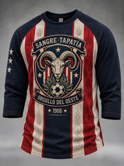 Camiseta casual con estampado de fútbol de Guadalajara para hombre