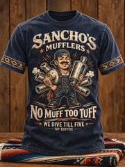 Hombres divertido beber diciendo impreso camiseta