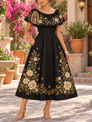 Vestido mexicano de la Fiesta de Nuestra Señora de Guadalupe para mujer