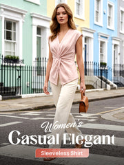 Women's Casual Elegant Sleeveless Shirt