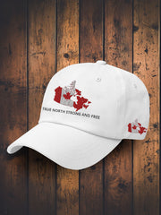 Unisex True North Strong&Free Canada Flag Hat