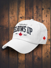 Unisex Canada Elbows Up Est.1867 Print Hat