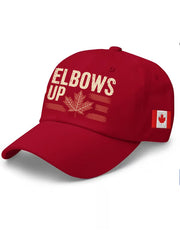 Unisex Elbows Up Canada Flag Hat