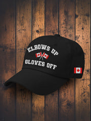 Unisex Canada Elbows Up Gloves Off Printed Hat