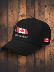 Unisex Canada Gloruous&Free Printed Hat