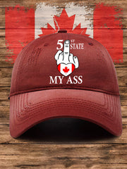 Unisex 51st State My Ass Defend Canada Hat