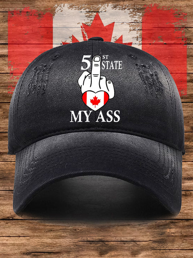 Unisex 51st State My Ass Defend Canada Hat