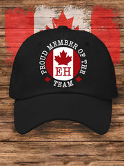 Unisex Proud Member Of The Eh Team, Defend Canad Hat