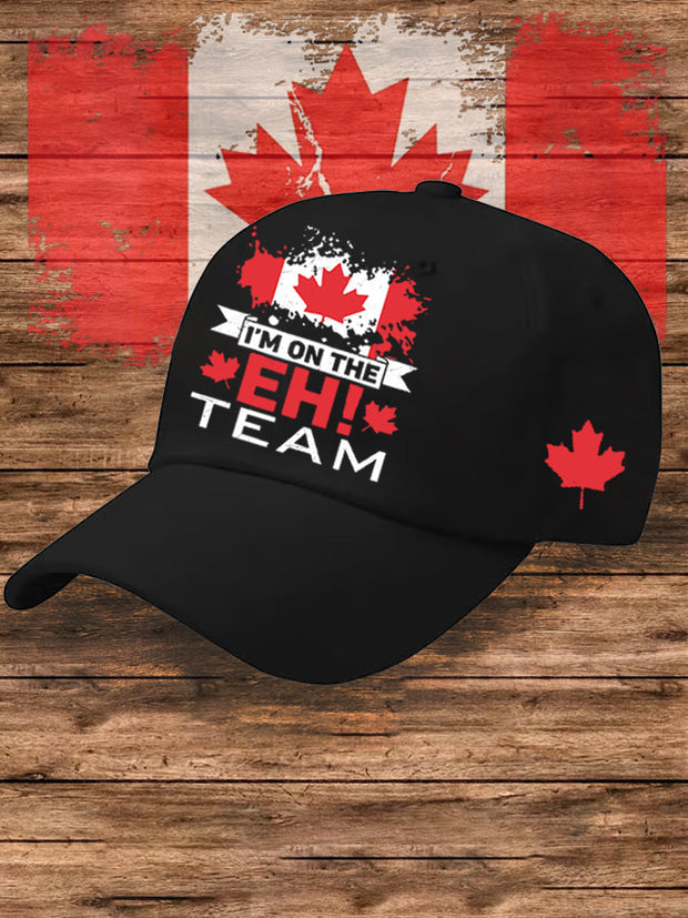 Unisex I‘m On The EH！Team Defend Canada Hat