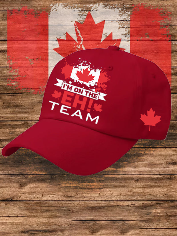 Unisex I‘m On The EH！Team Defend Canada Hat